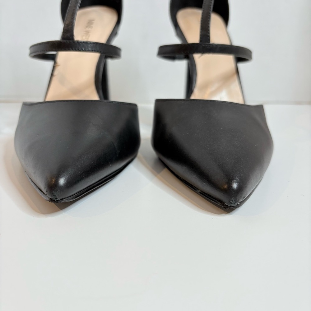 Nine West Black stiletto ankle strap Heels women’s size 10 - Picture 7 of 14